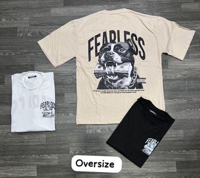 OVERSIZE - Fearless - blanca | M L