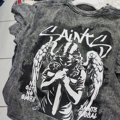 OVERSIZE - saints angel - acid wash | Unitalla S M L