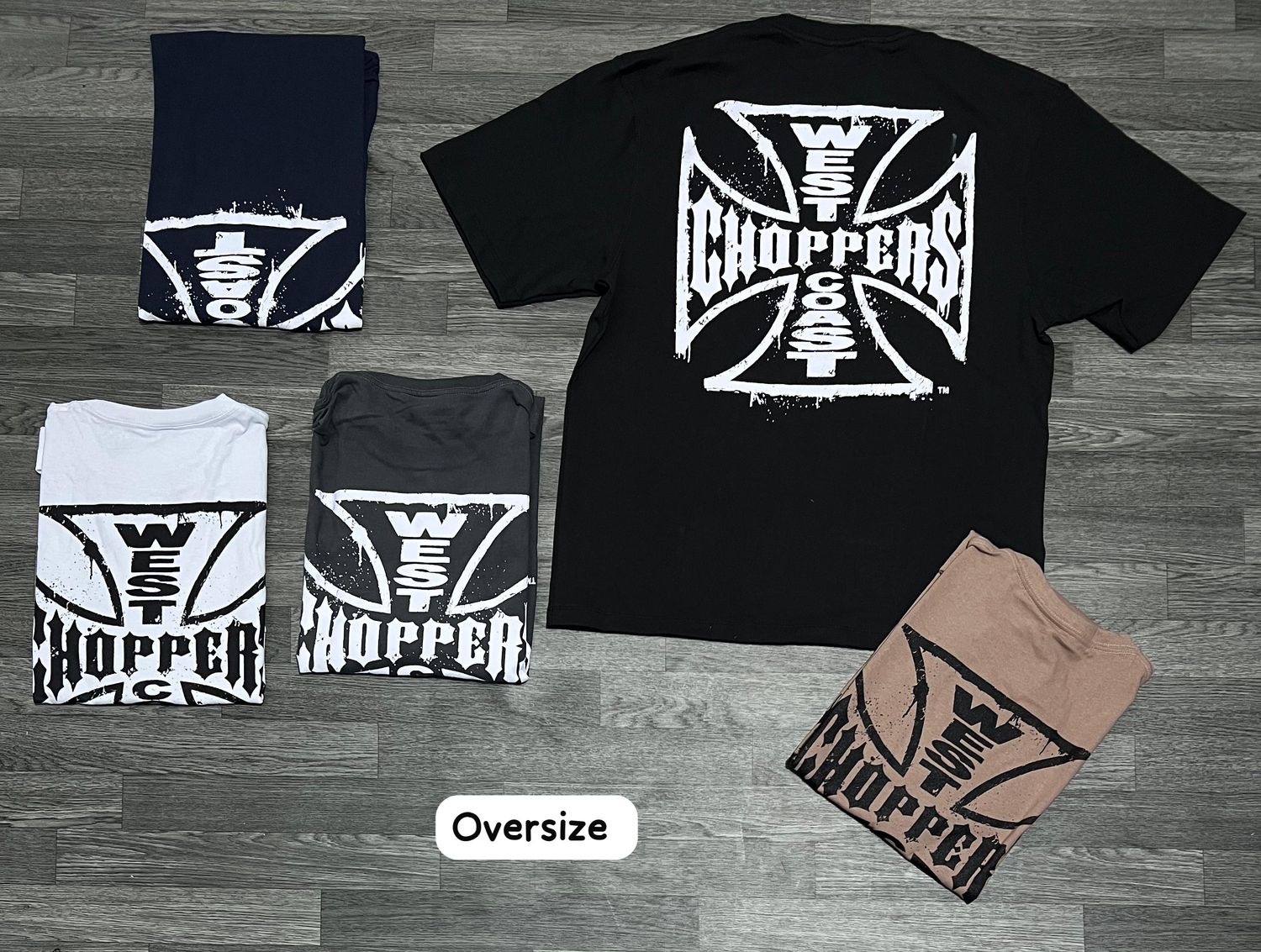 OVERSIZE - Choppers clásico - negra | M L
