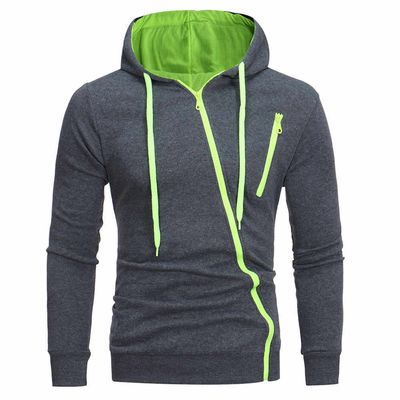 Sudadero ZP Cruzado | Gris / verde | S M L