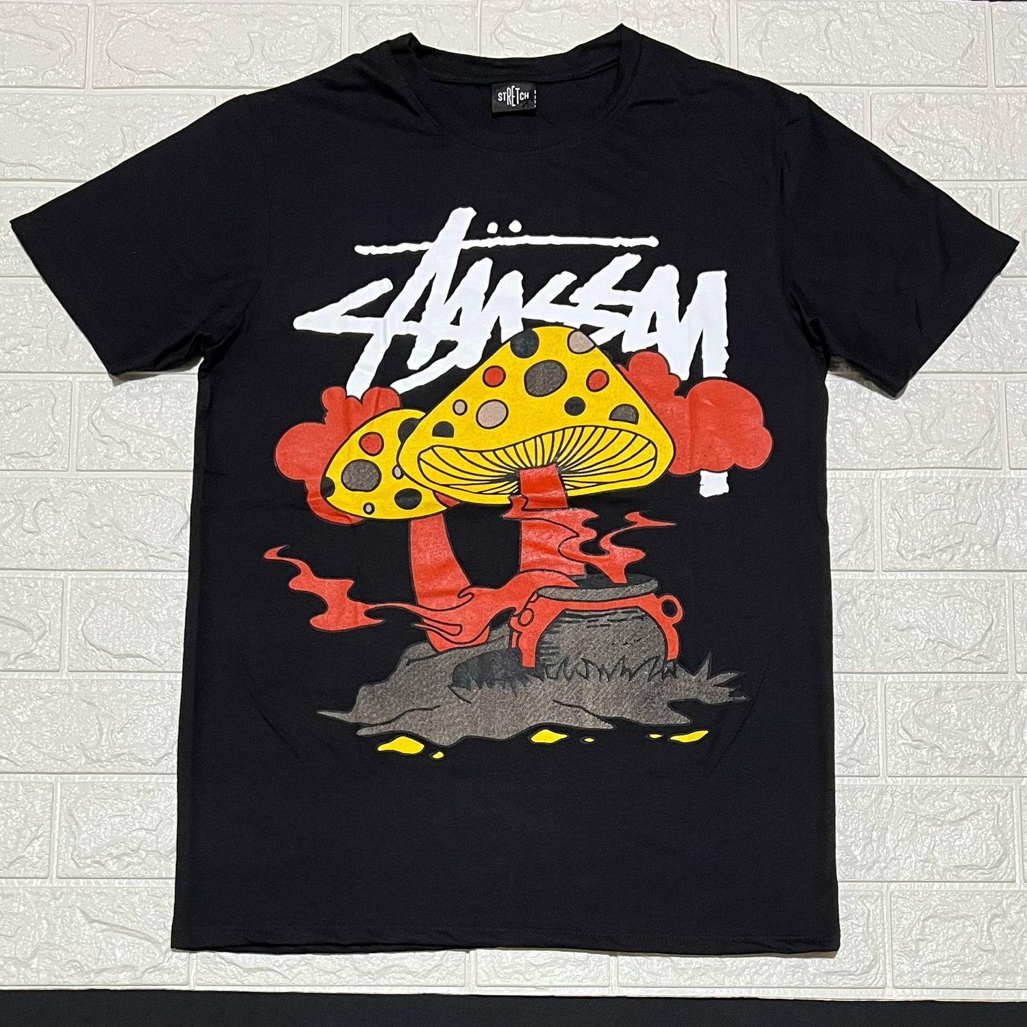 T-Shirt hongos - negra - Unitalla S|M