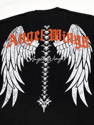 OVERSIZE - Angel Wings - negra | M L