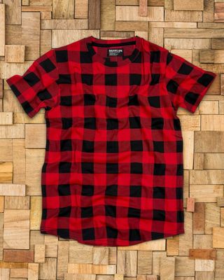 T-Shirt Brooklyn - Urbana cuadriculada roja - Unitalla S|M