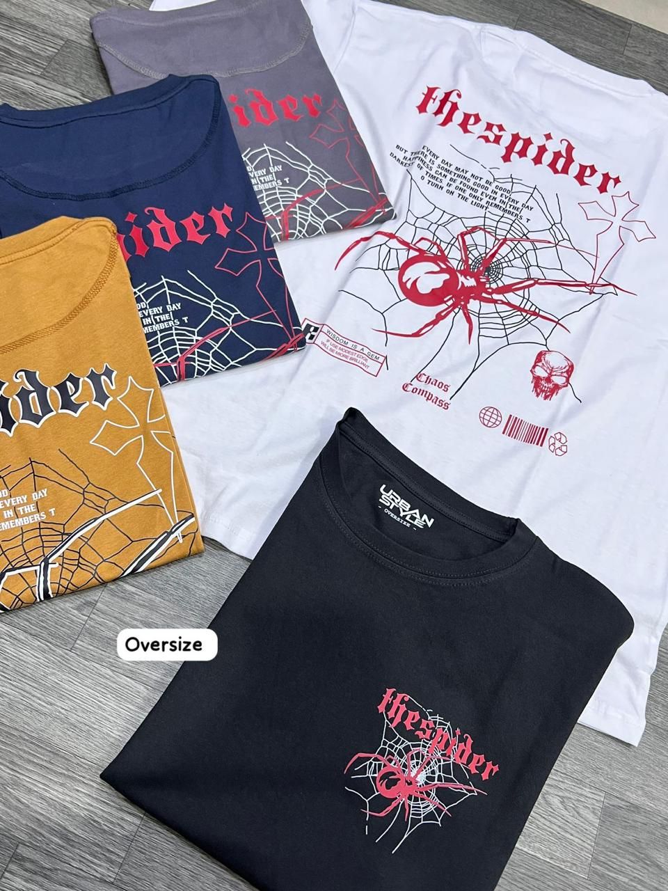 OVERSIZE - The Spider - blanca | M L