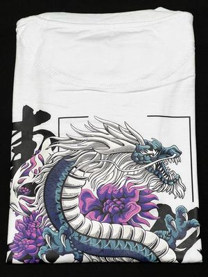 OVERSIZE - dragon - blanca | M L