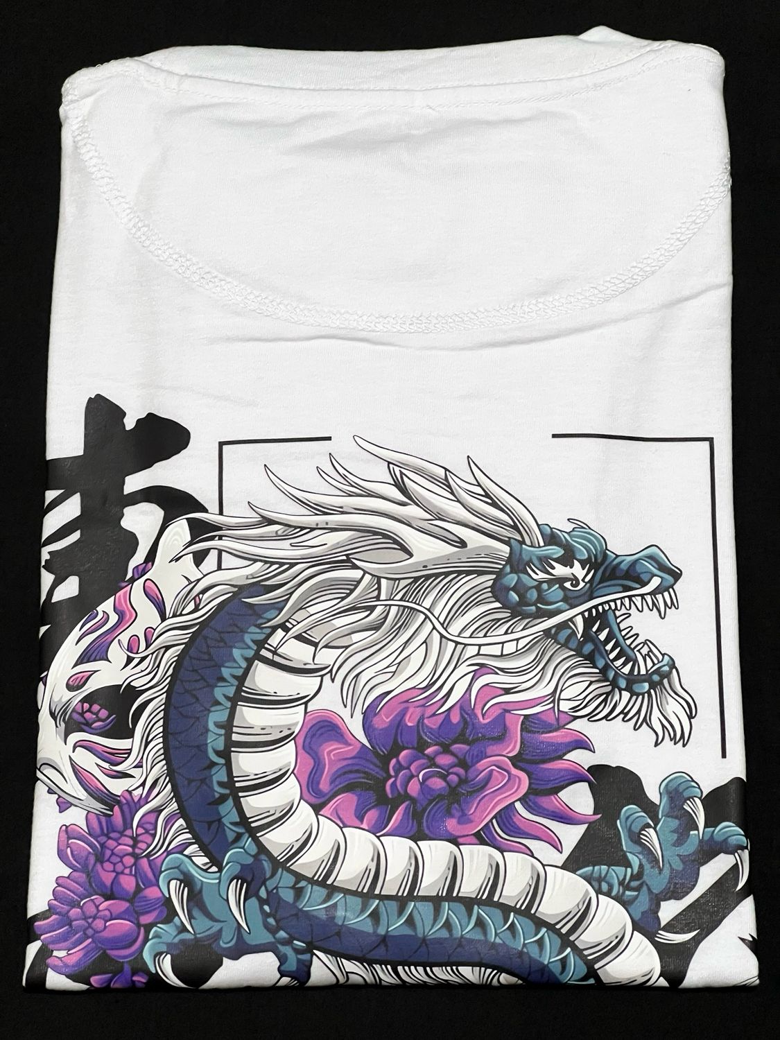 OVERSIZE - dragon - blanca | M L