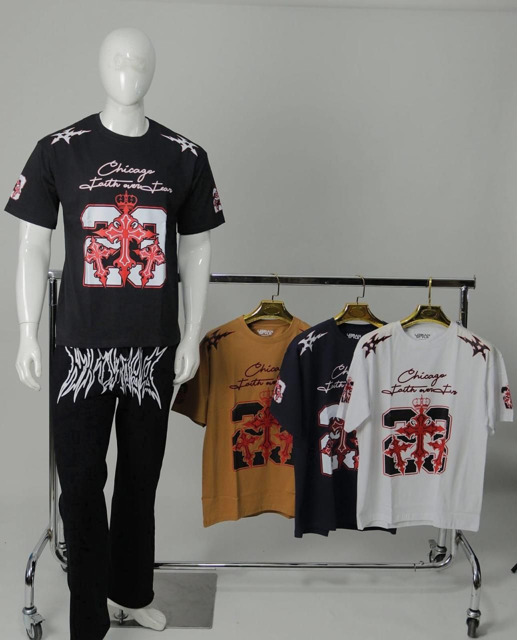 OVERSIZE - Chicago 23 - negra | M L