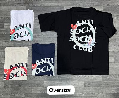 OVERSIZE - Anti Social SC - negra | M L