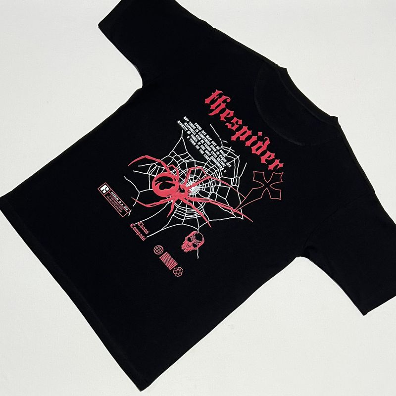 OVERSIZE - The Spider - negra | M L