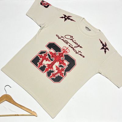 OVERSIZE - Chicago 23 - beige | M L