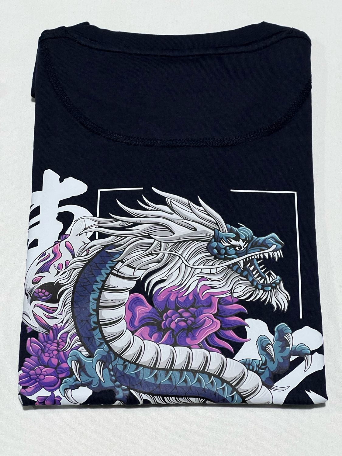 OVERSIZE - dragon - azul | M L