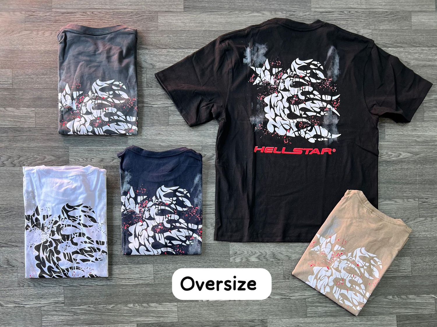 OVERSIZE - Hellstar - negra | M L