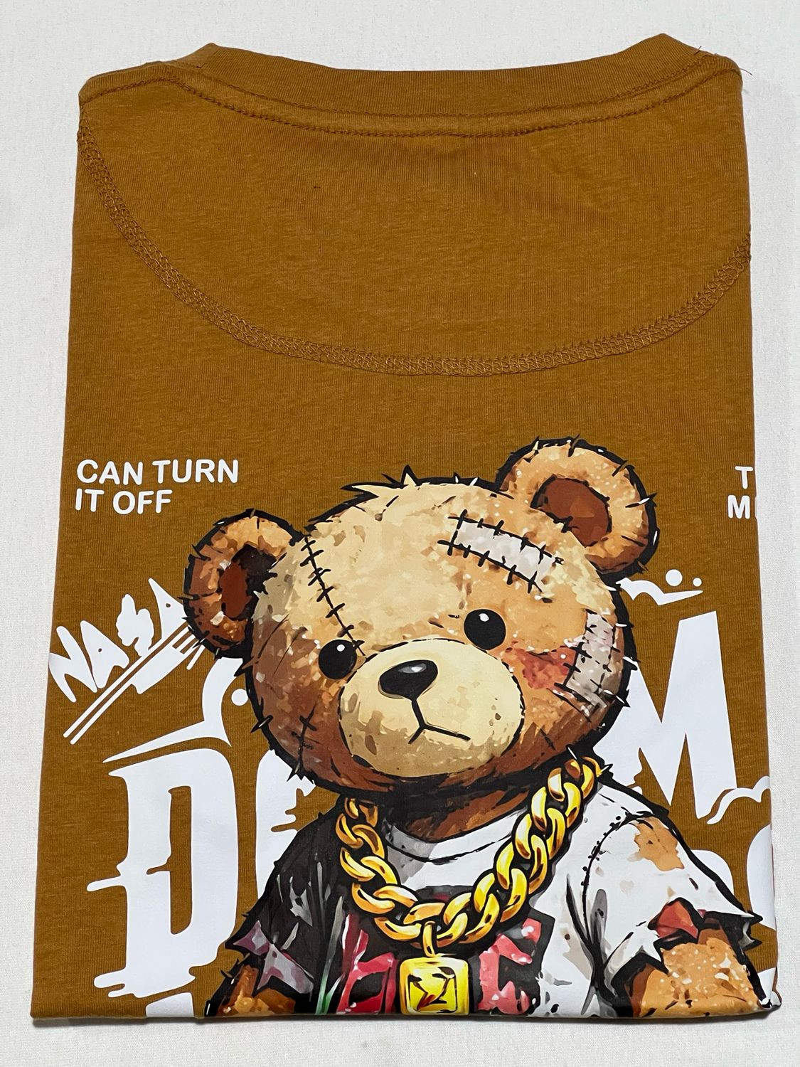 OVERSIZE - Osito cadena - mostaza | M L