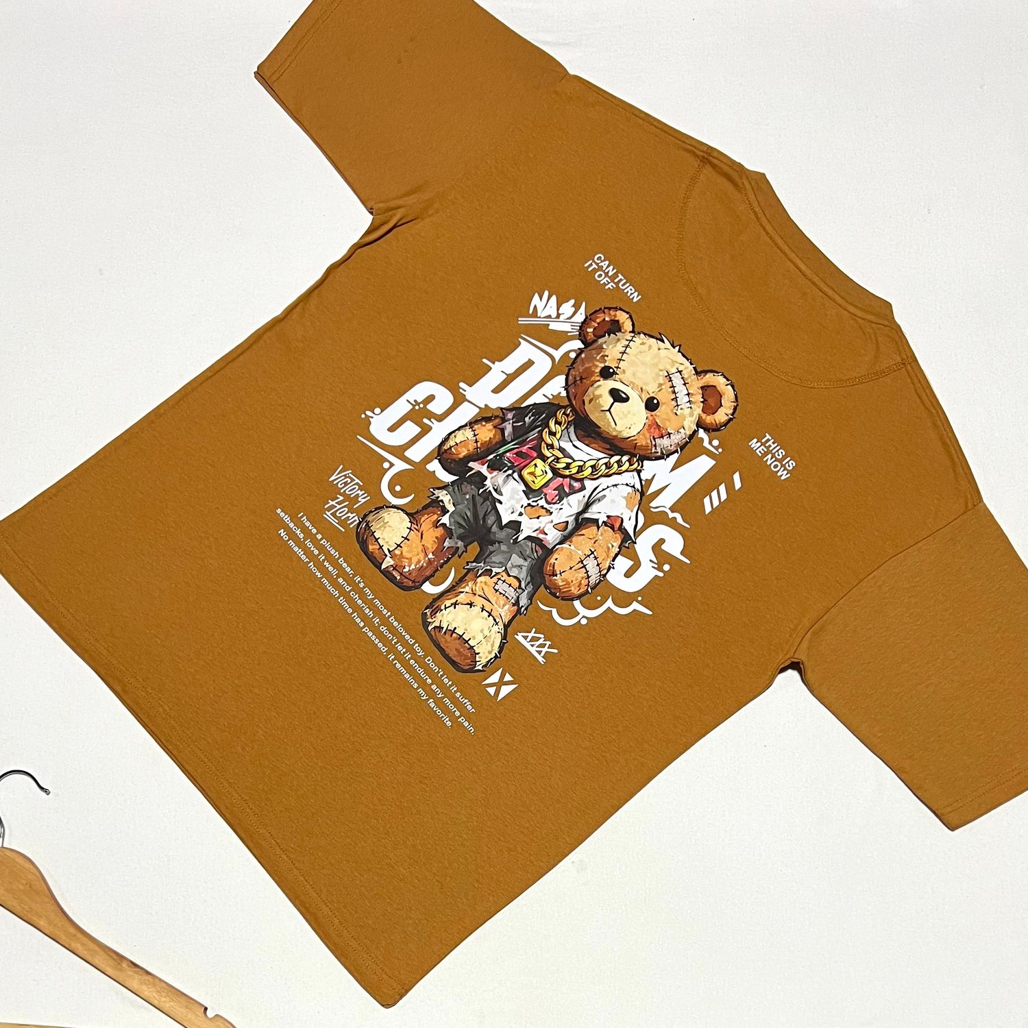 OVERSIZE - Osito cadena - mostaza | M L