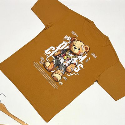 OVERSIZE - Osito cadena - mostaza | M L