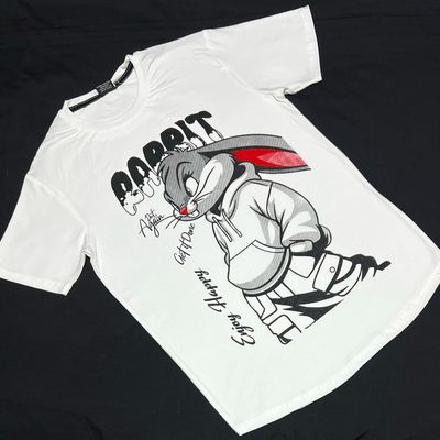 T-Shirt rabbit - blanca - Unitalla S|M