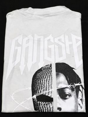 OVERSIZE - Gánster Never Give Up - blanca | M L