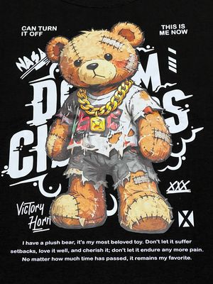 OVERSIZE - Osito cadena - negra | M L