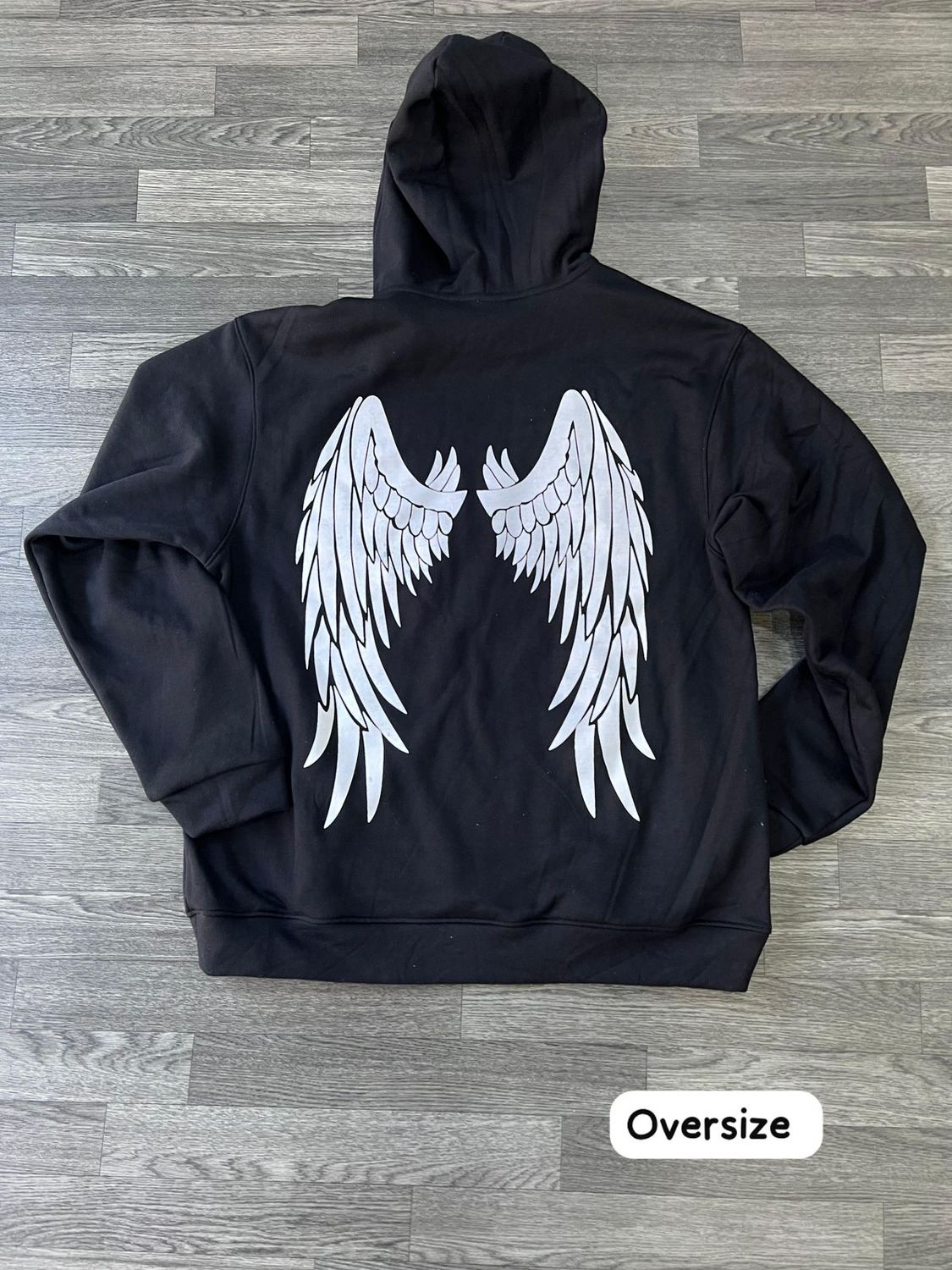 Hoodie angel wings LA Sad boyz - Medium Oversize