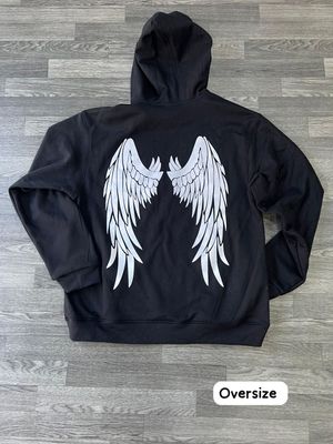 Hoodie angel wings LA Sad boyz - Medium Oversize