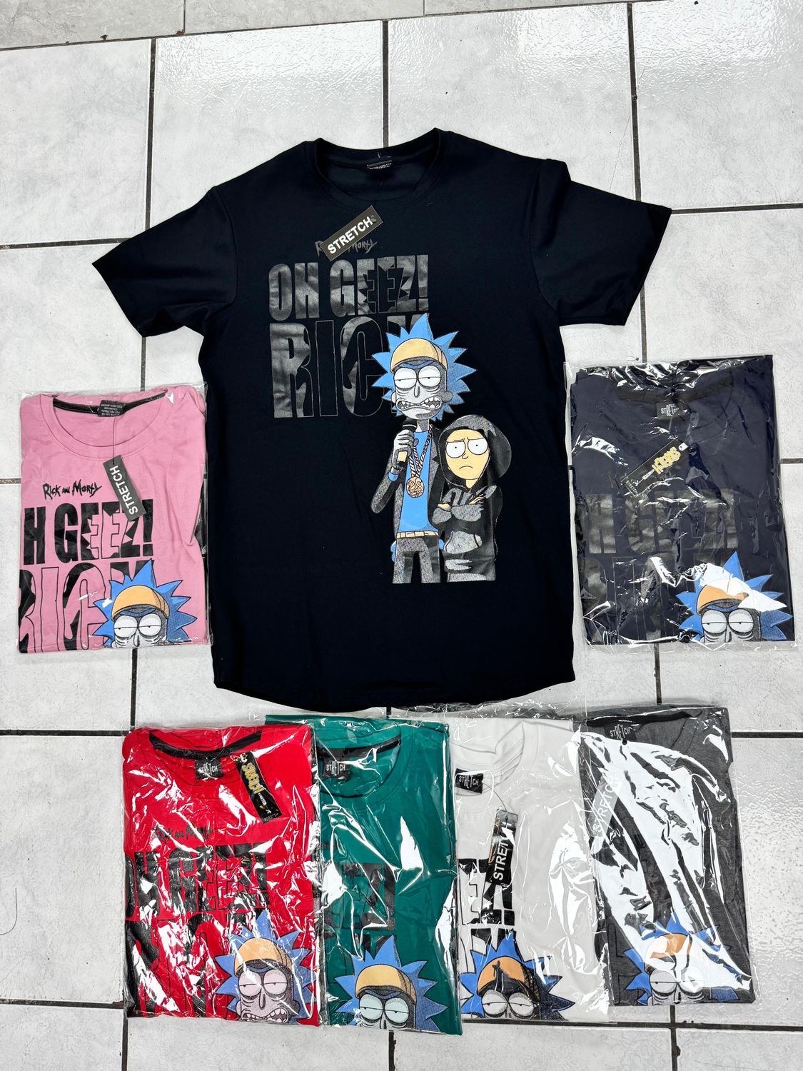 T-Shirt R&amp;M - blanca - Unitalla S|M