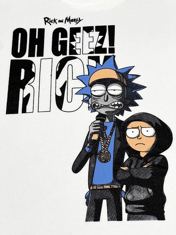 T-Shirt R&amp;M - blanca - Unitalla S|M