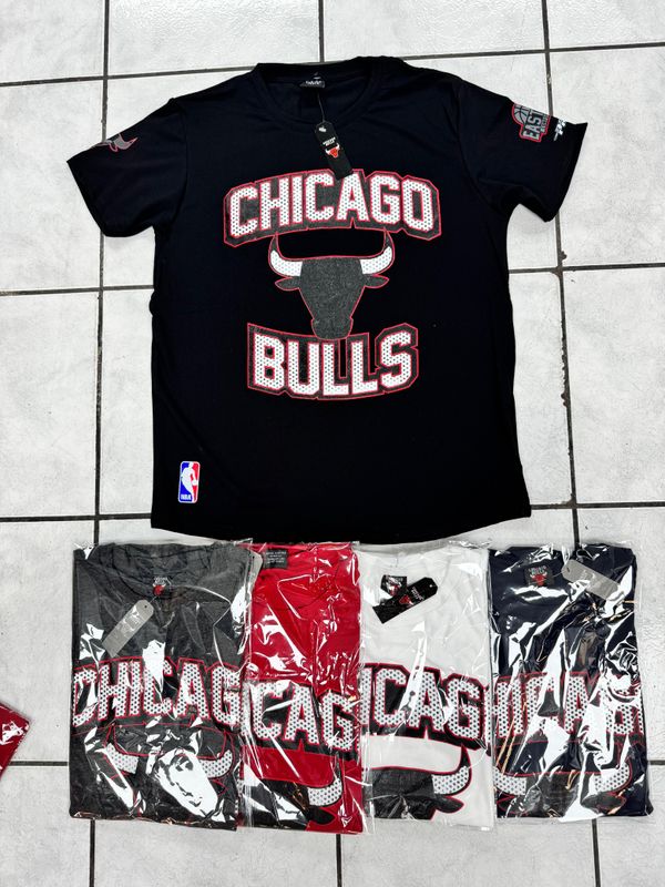 T-Shirt Chicago Bulls - negra - Unitalla S|M