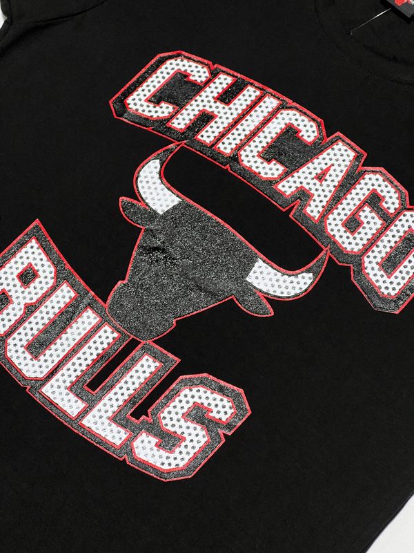 T-Shirt Chicago Bulls - negra - Unitalla S|M