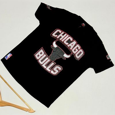 T-Shirt Chicago Bulls - negra - Unitalla S|M