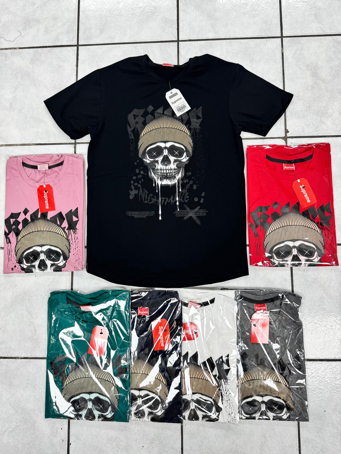 T-Shirt nightmare - negra - Unitalla S|M