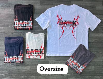 OVERSIZE - Dark - blanca | M L