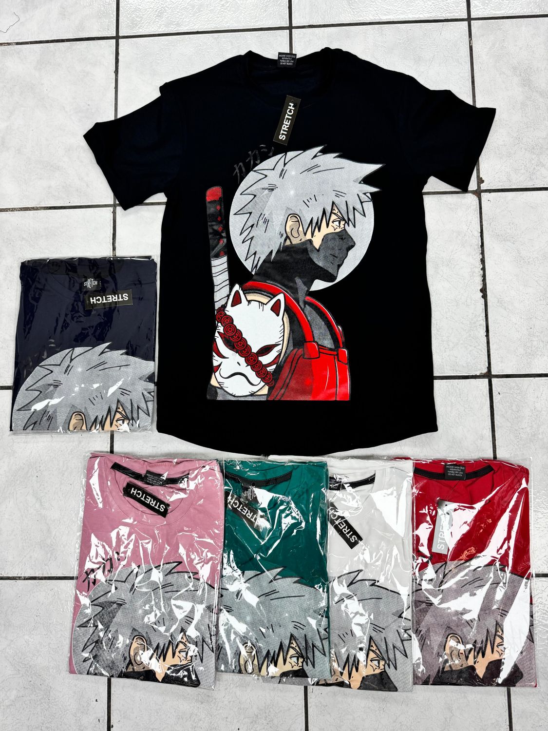 T-Shirt Kakashi Hatake - negra - Unitalla S|M