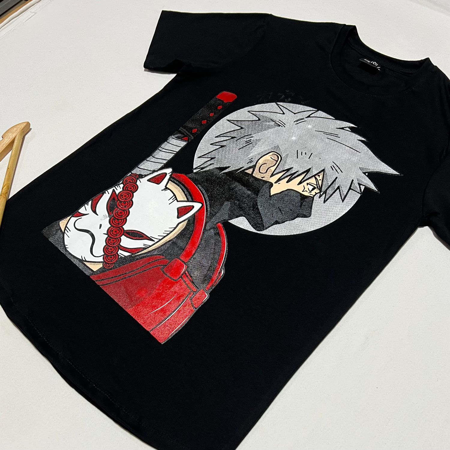 T-Shirt Kakashi Hatake - negra - Unitalla S|M