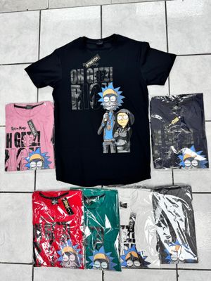 T-Shirt R&amp;M - negra - Unitalla S|M