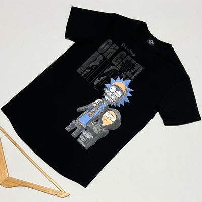 T-Shirt R&amp;M - negra - Unitalla S|M