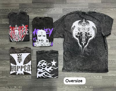 OVERSIZE Nevada - dragon - Acid Wash | M L