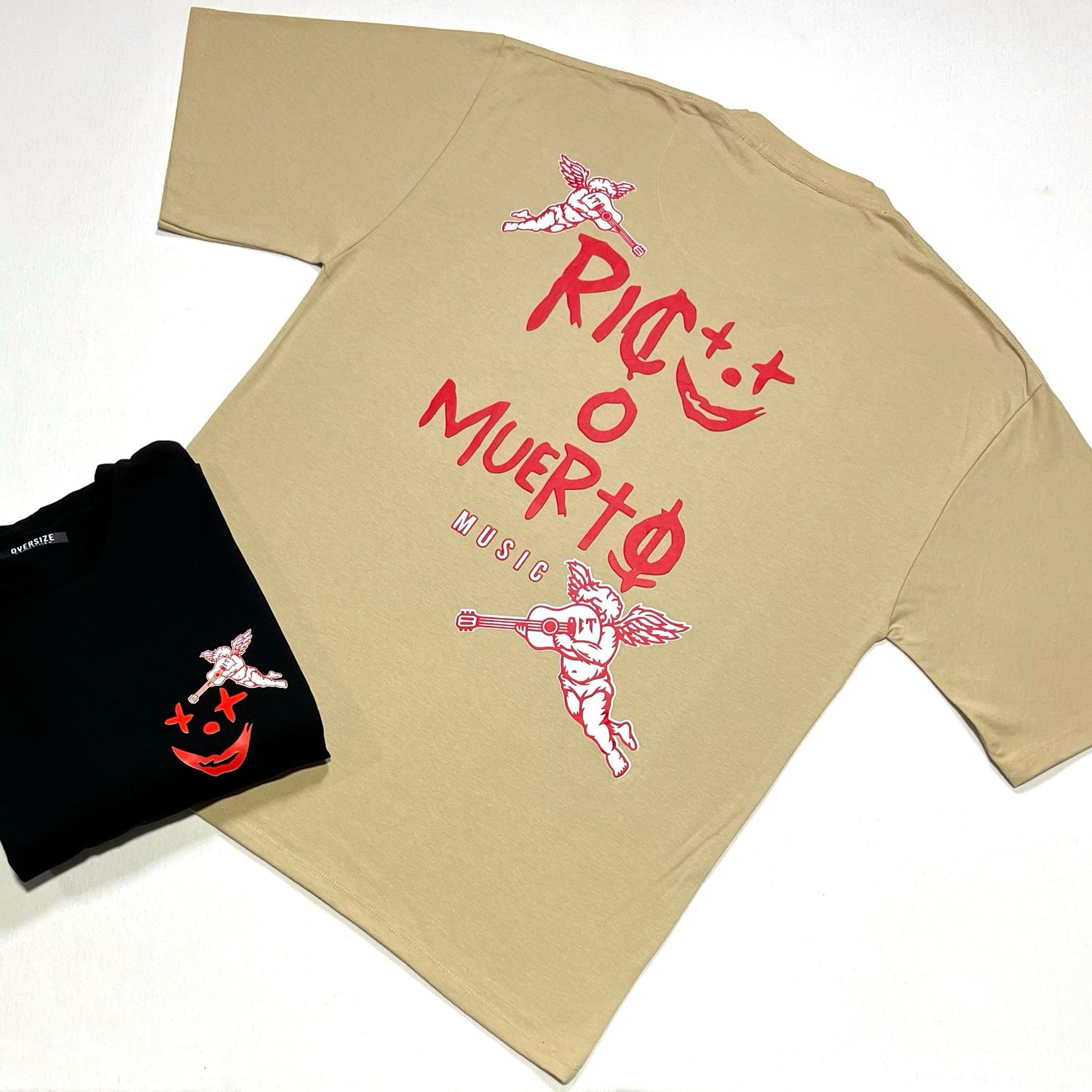 OVERSIZE - Rico o Muerto - beige | M L