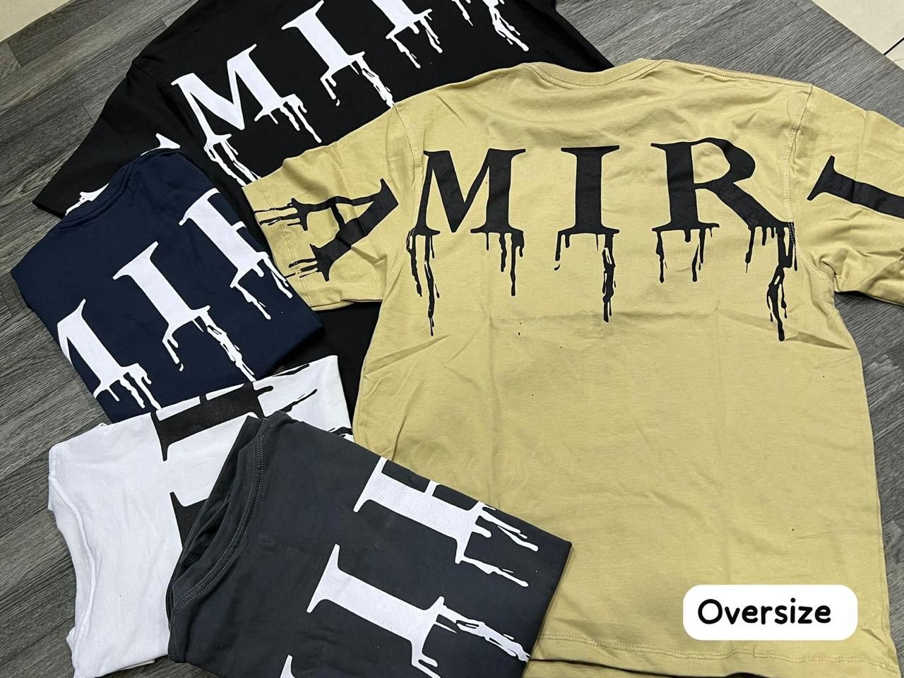 OVERSIZE - Amiri - gris| M L