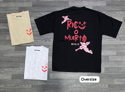 OVERSIZE - Rico o Muerto - negra | M L