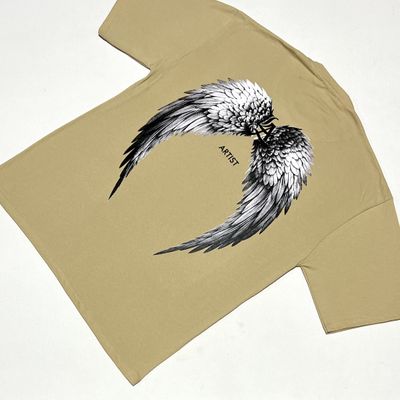 OVERSIZE - Artist LA wings - crema | M L