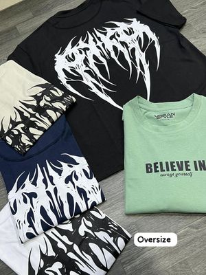 OVERSIZE - Believe - beige | M L