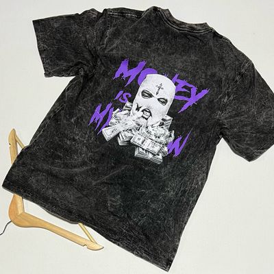 OVERSIZE Nevada - Money is my religion - Acid Wash | M L