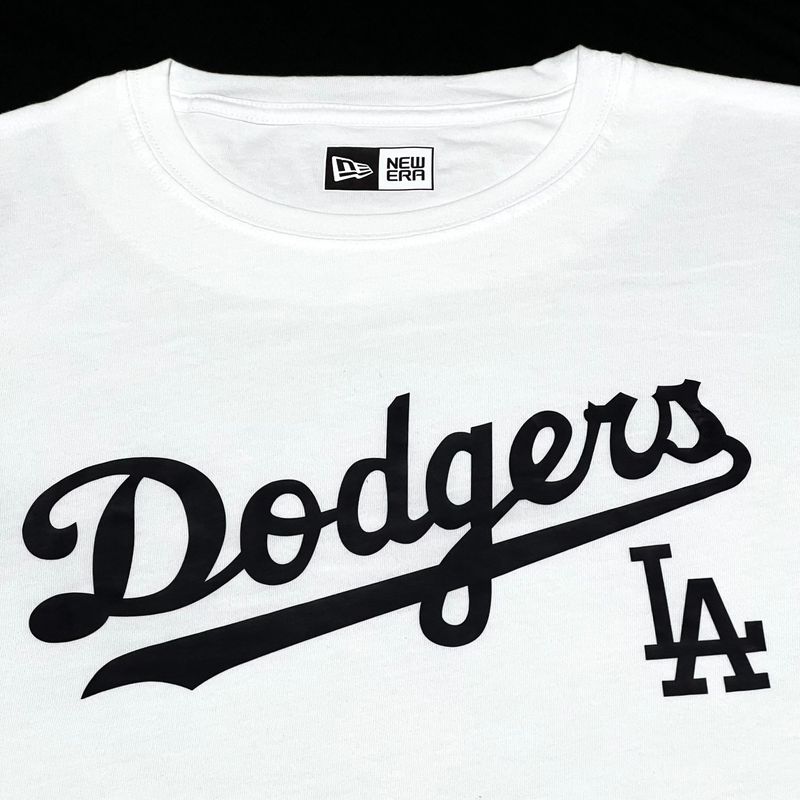 T-Shirt Dodgers - blanca - Unitalla S|M Slim Fit