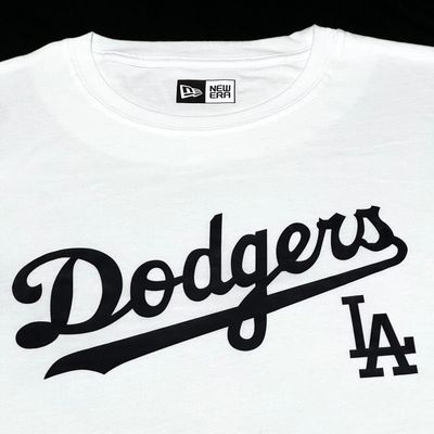 T-Shirt Dodgers - blanca - Unitalla S|M Slim Fit