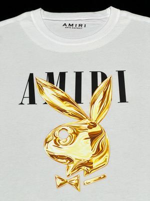 T-Shirt PlayboyAm - blanca - Unitalla S|M Slim Fit