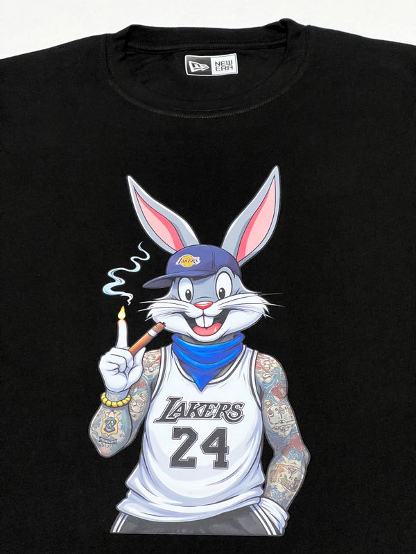 T-Shirt Bugs - negra - Unitalla S|M Slim Fit