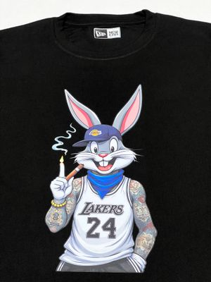 T-Shirt Bugs - negra - Unitalla S|M Slim Fit