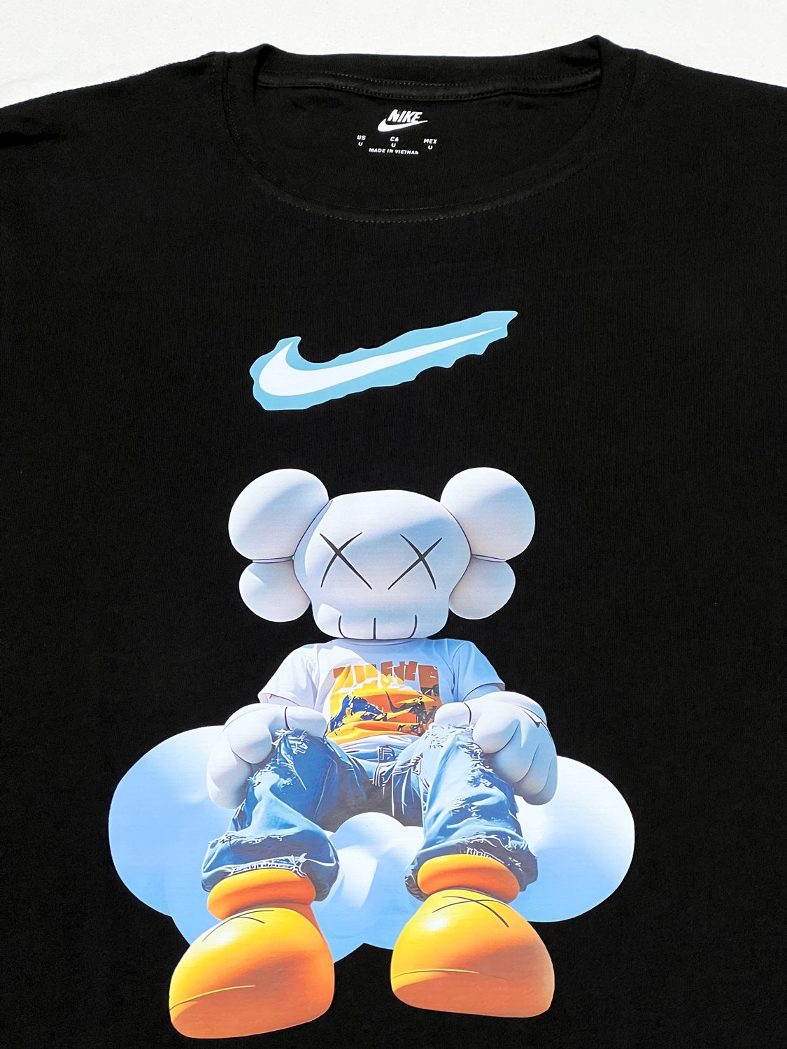 T-Shirt Kaws NK - negra - Unitalla S|M Slim Fit