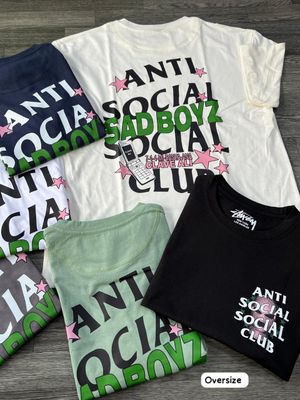 OVERSIZE - Anti Social Sad Boyz - blanca | M L