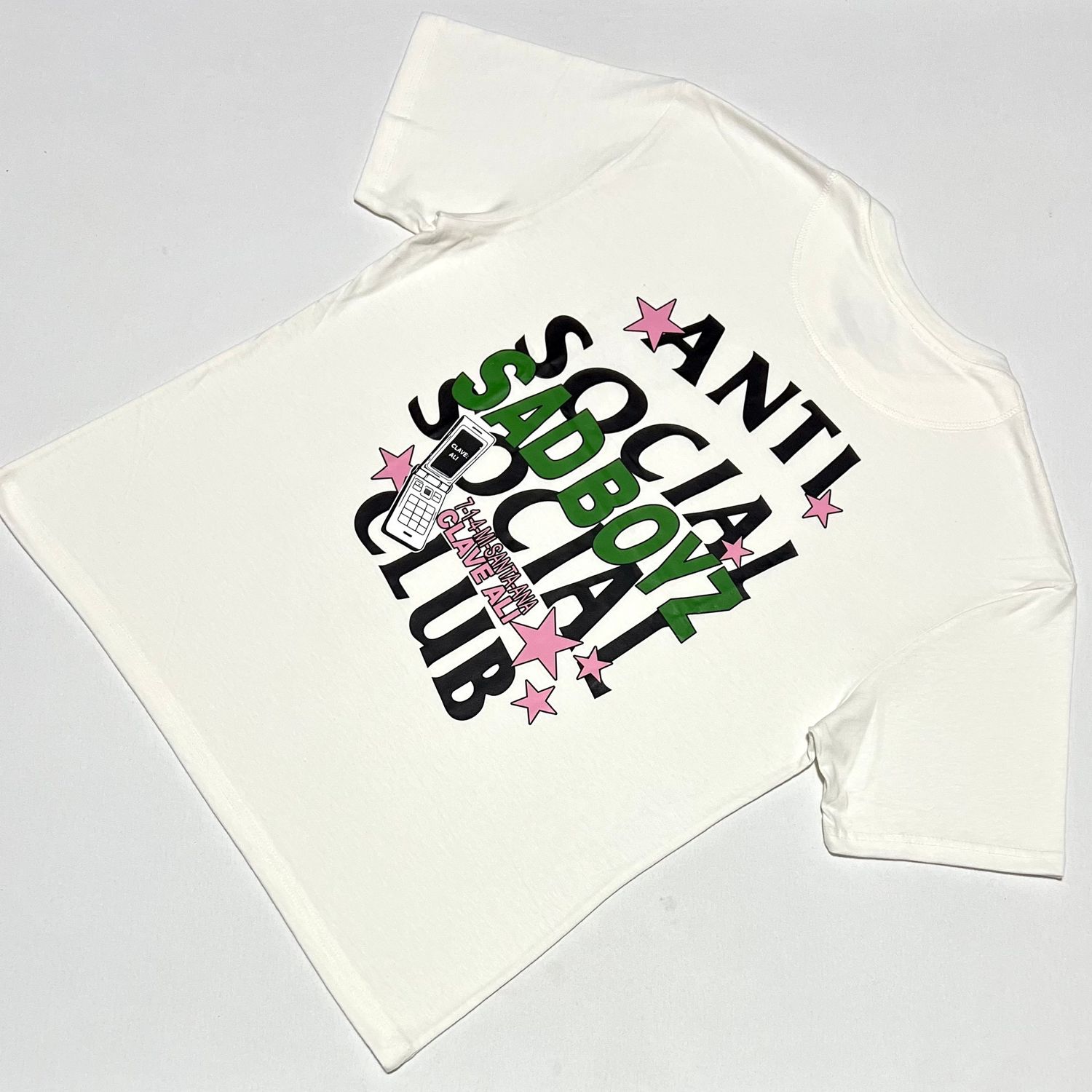 OVERSIZE - Anti Social Sad Boyz - crema | M L